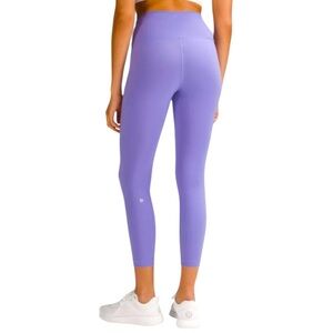 NWOT Lululemon Wunder Train Purple High-Waisted Leggings Size 8